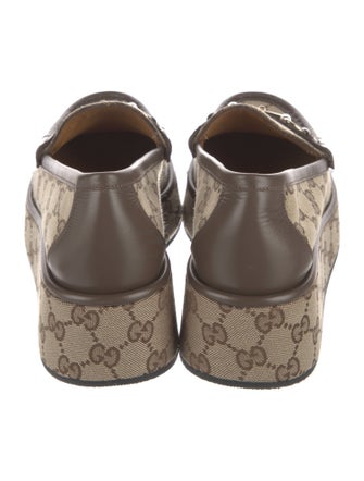 Gucci GG Canvas Canvas Loafers