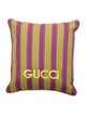 Gucci Striped Throw Pillow