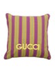 Gucci Small Striped Throw Pillow