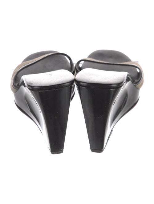 Gucci Canvas Printed Slides