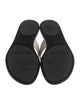Gucci Double G Logo Leather Flip Flops