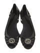 Gucci Interlocking G Logo Cutout Accent D'Orsay Flats