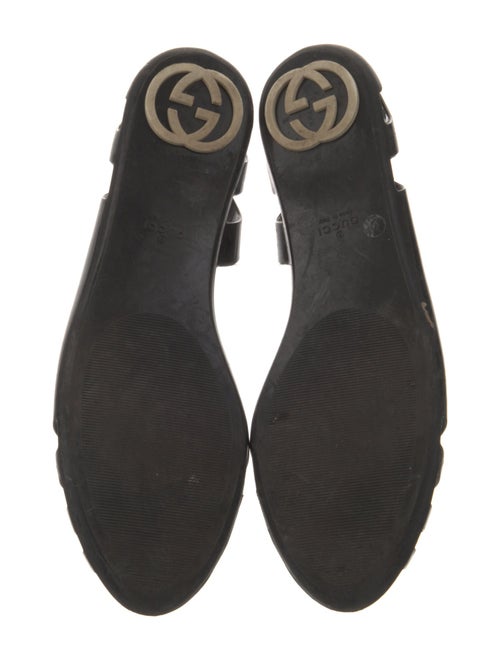 Gucci Interlocking G Logo Cutout Accent D'Orsay Flats