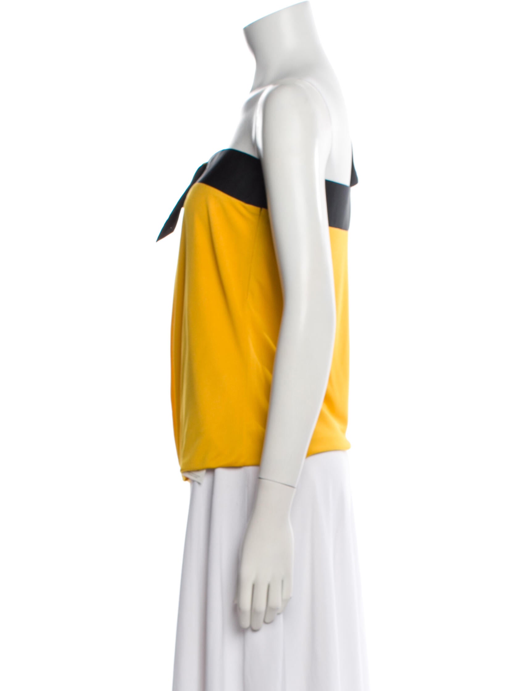 Gucci Silk One-Shoulder Top