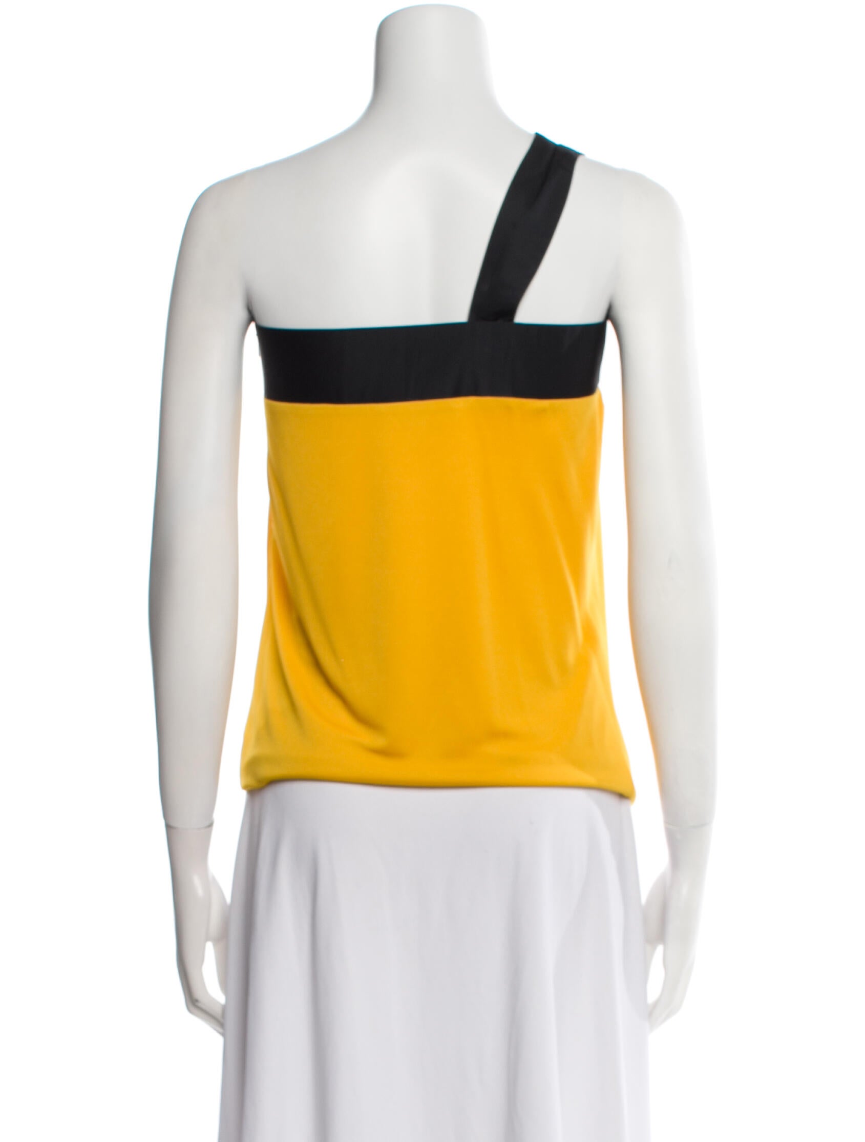 Gucci Silk One-Shoulder Top