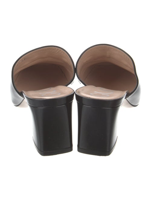 Gucci Horsebit Accent Patent Leather Mules