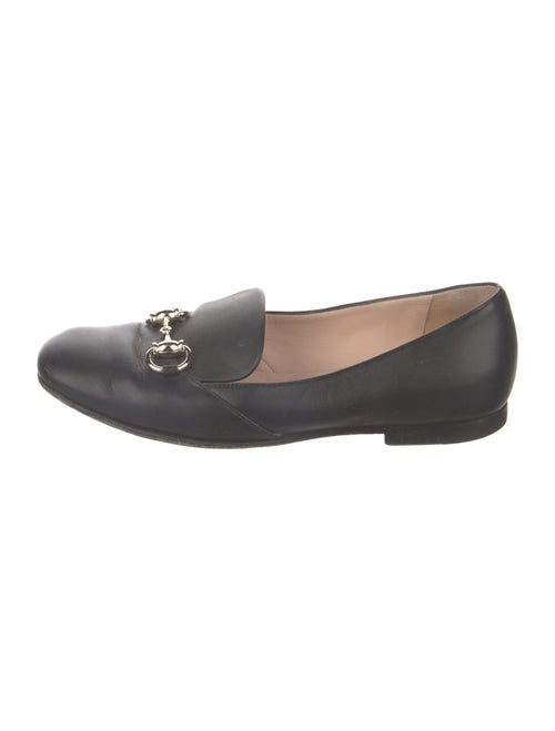 Gucci Horsebit Accent Leather Loafers