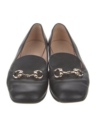 Gucci Horsebit Accent Leather Loafers