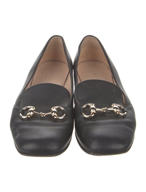 Gucci Horsebit Accent Leather Loafers