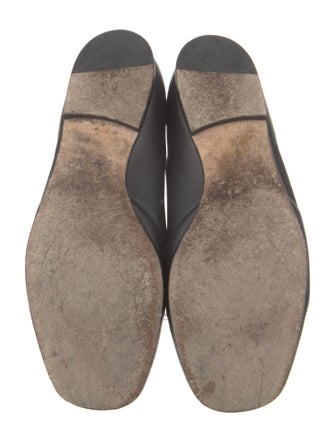 Gucci Horsebit Accent Leather Loafers