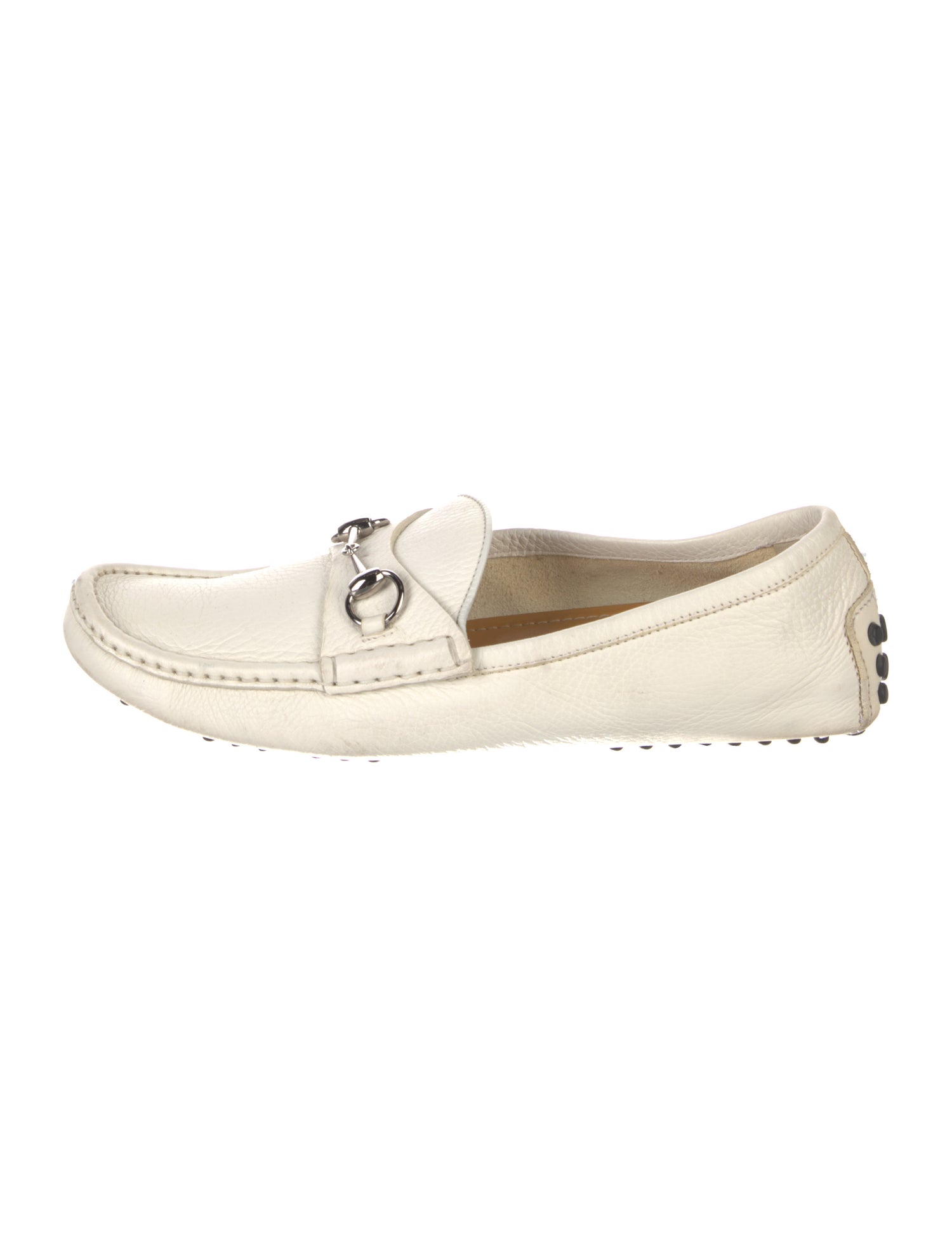 Gucci Horsebit Accent Leather Drivers