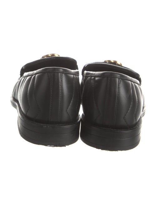 Gucci Double G Logo Leather Loafers