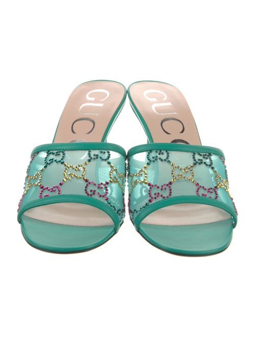Gucci GG Logo Mesh Slides