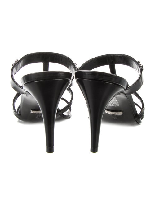 Gucci Horsebit Accent Leather Slides