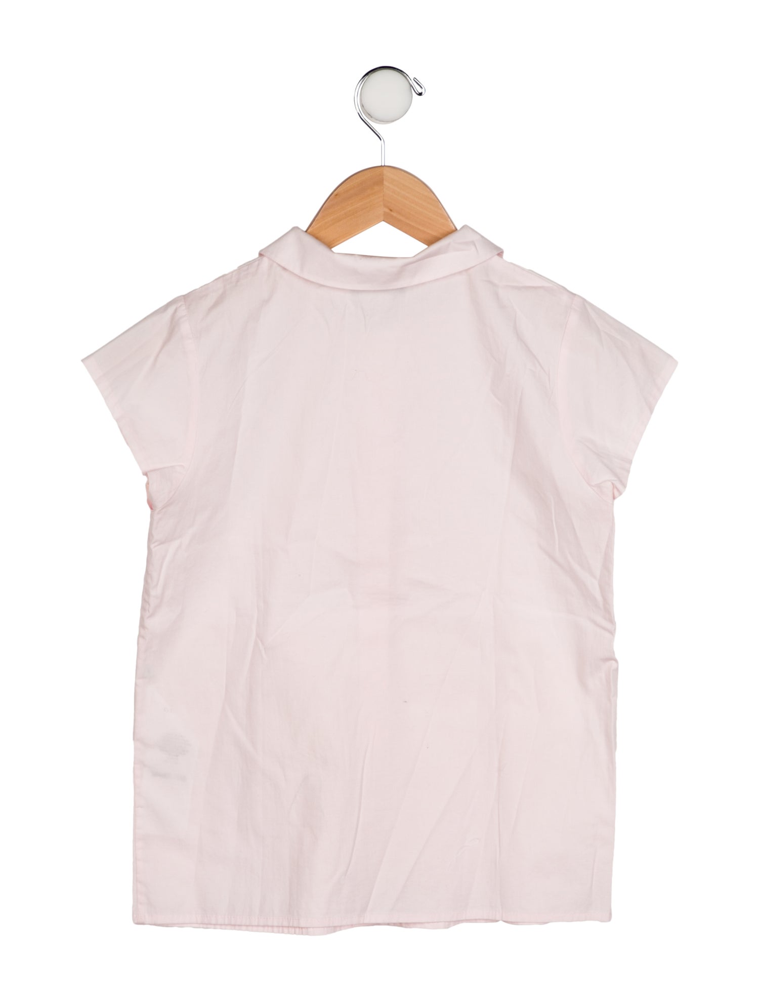 Gucci Girls' Ruffled Button-Up Top
