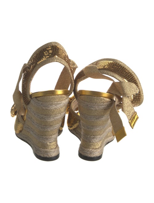 Gucci Sequins Bow Accents D'Orsay Pumps