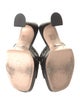 Gucci Double G Logo Leather Slides