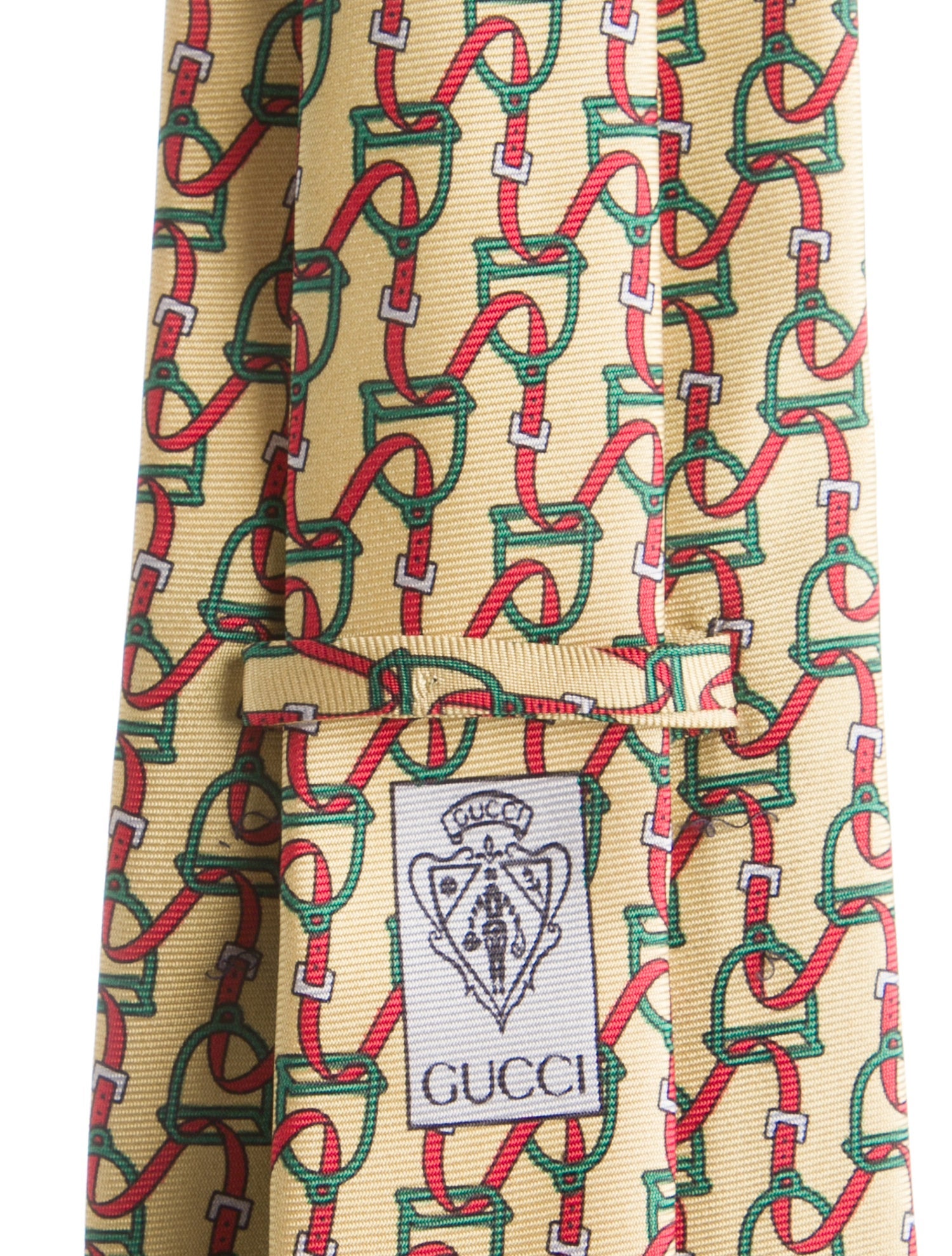 Gucci patterned silk tie