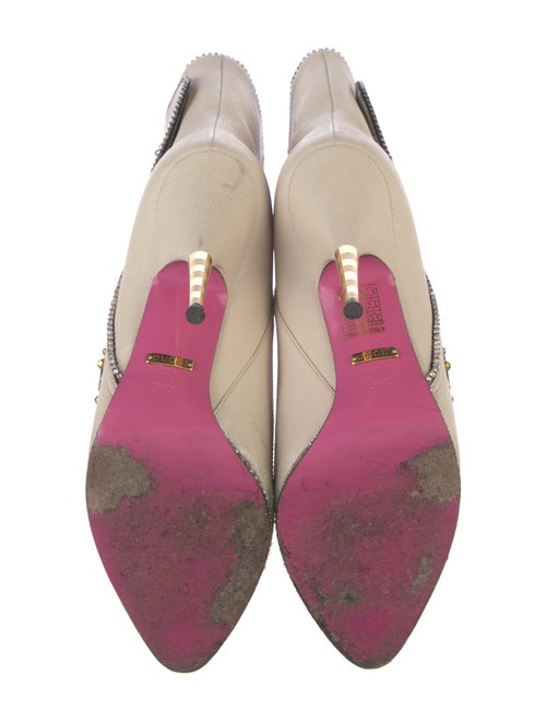 Gucci Leather Floral Print Boots