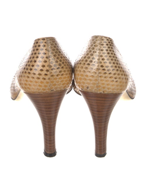 Gucci Snakeskin Animal Print Pumps
