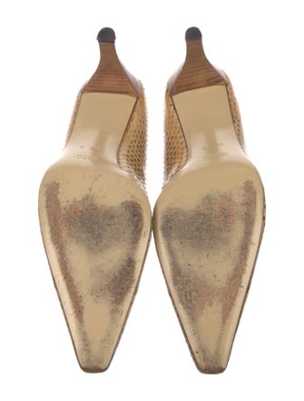 Gucci Snakeskin Animal Print Pumps