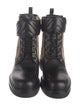 Gucci GG Canvas Canvas Combat Boots
