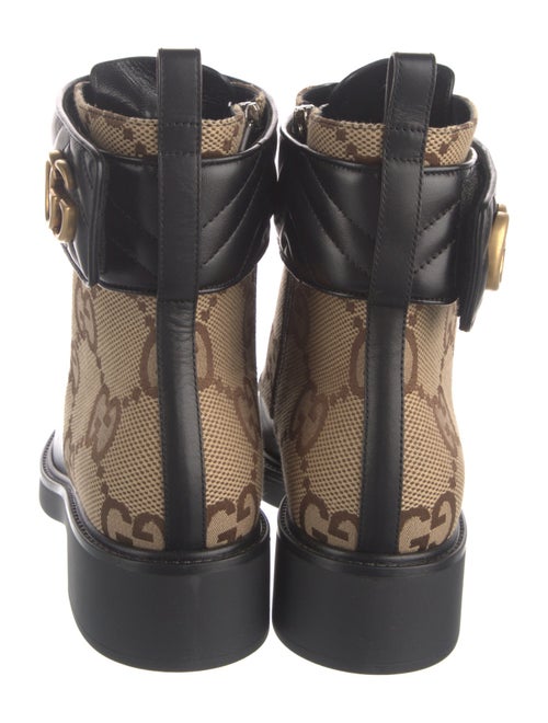 Gucci GG Canvas Canvas Combat Boots