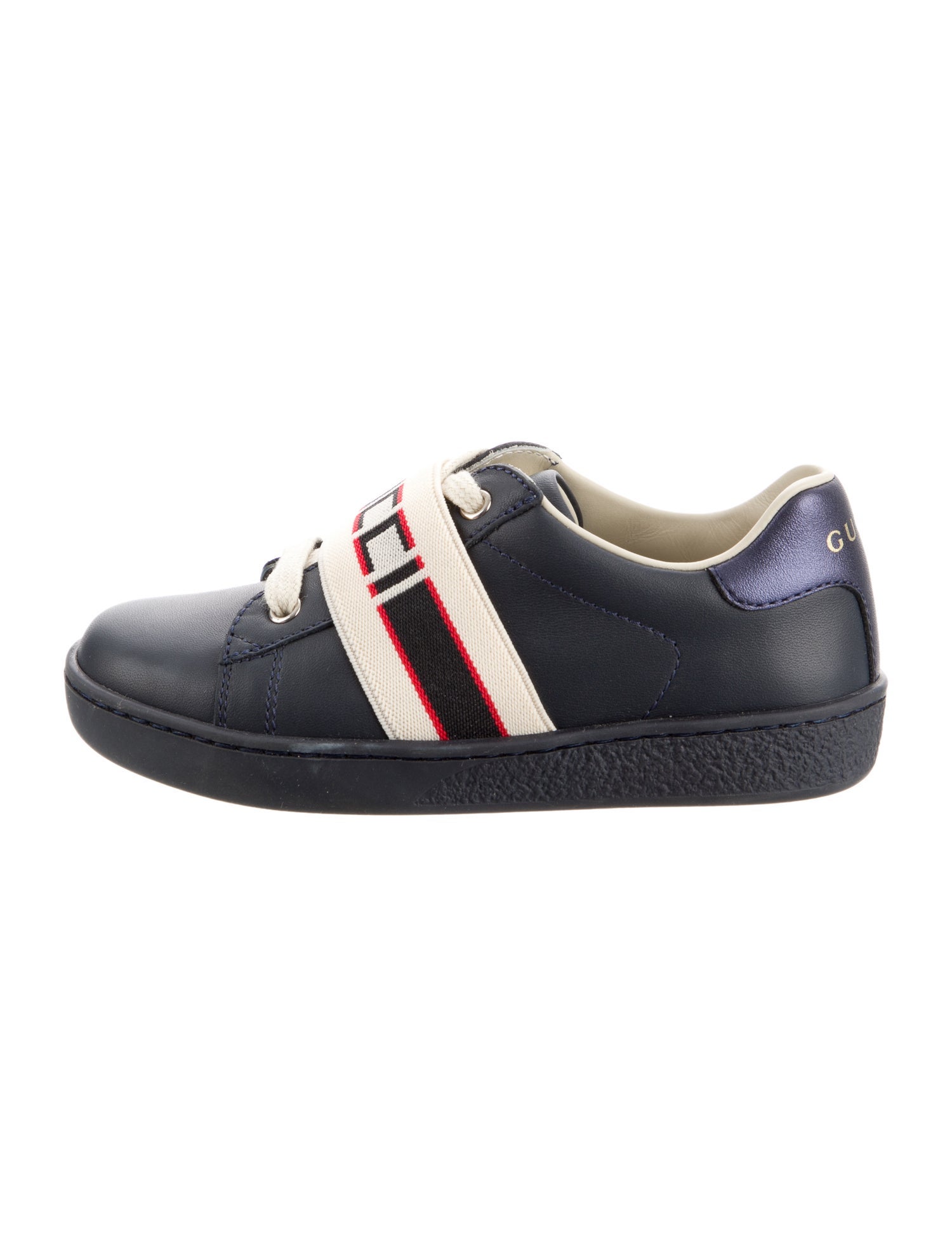 Gucci Kids' Leather Low Top Shoes
