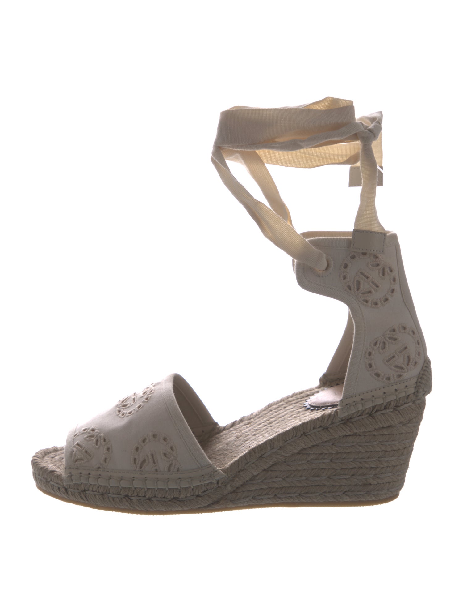 Jimmy Choo Geisha Wedge Sandals - Metallic Sandals, Shoes