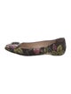 Gucci Dionysus Accent Floral Print Ballet Flats