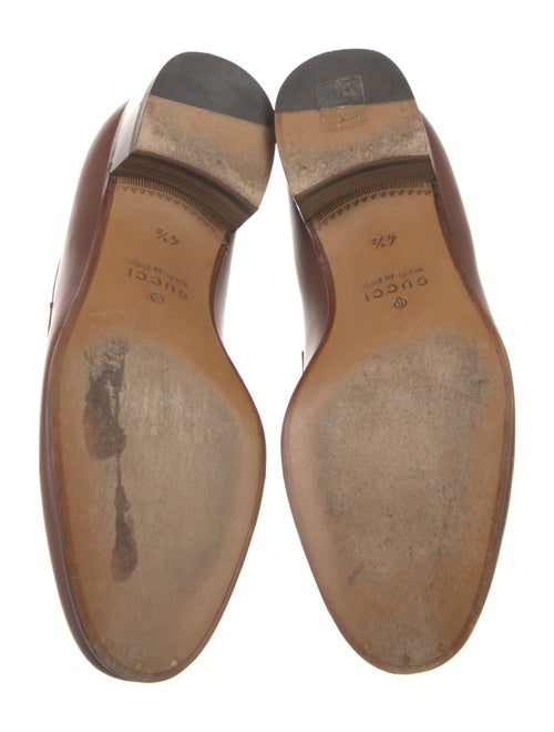 Gucci Horsebit Accent Leather Pumps