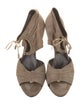 Gucci Suede D'Orsay Pumps