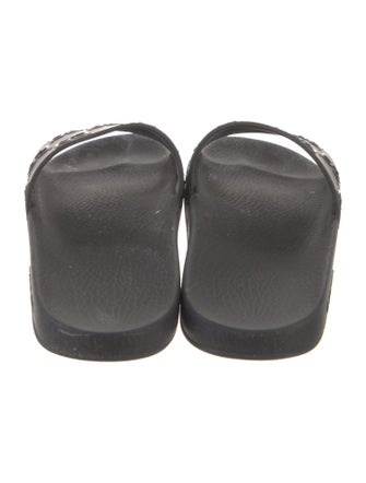 Gucci Rubber Cutout Accent Slides