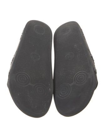 Gucci Rubber Cutout Accent Slides