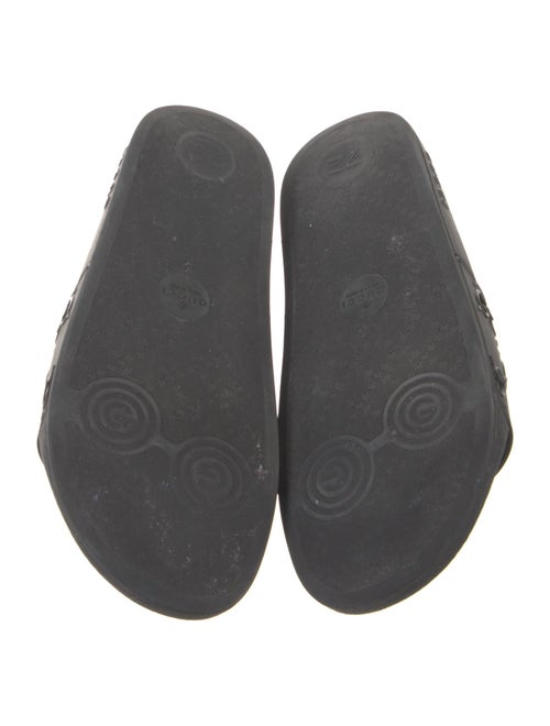 Gucci Rubber Cutout Accent Slides