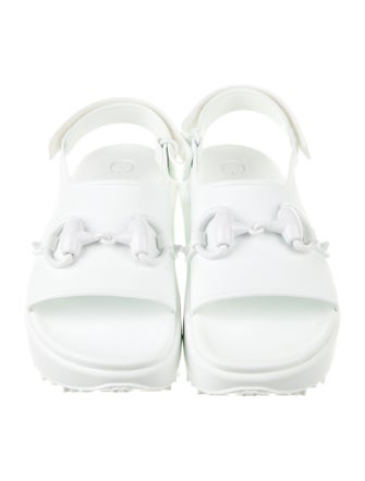 Gucci Horsebit Accent Rubber Slides