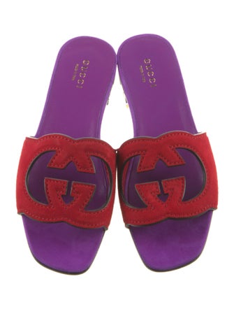 Gucci Suede Slides