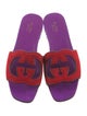 Gucci Suede Slides