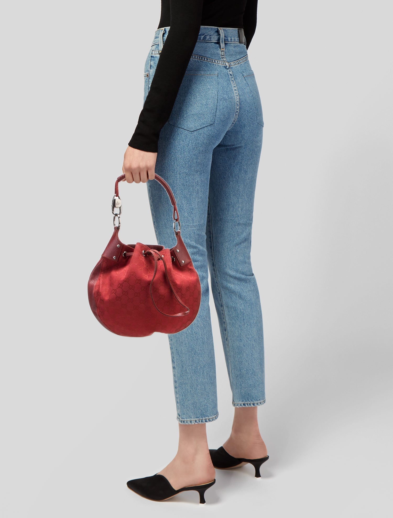 Gucci GG Canvas Shoulder Bag Vintage