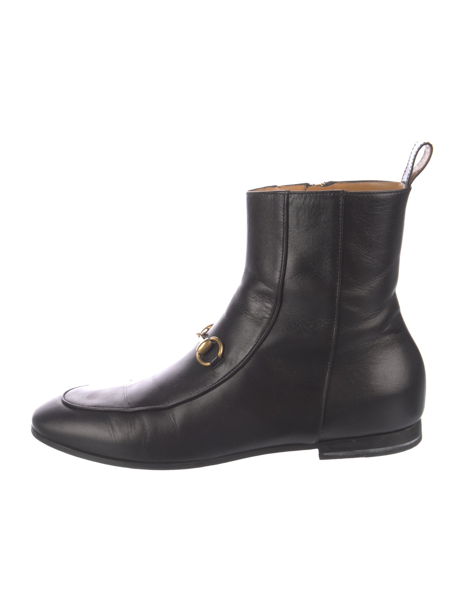 Gucci Horsebit Accent Leather Chelsea Boots