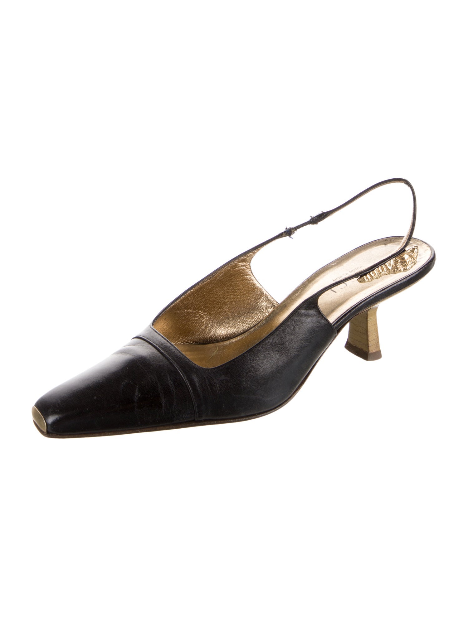 Gucci Leather Slingback Pumps