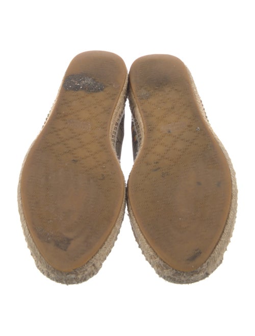 Gucci Flora Print Whipstitch Trim Espadrilles