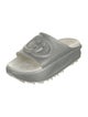 Gucci Interlocking G Logo Rubber Slides