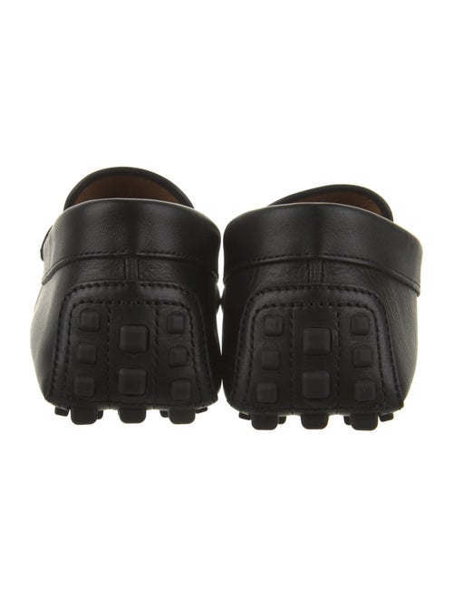Gucci Web Accent Leather Drivers