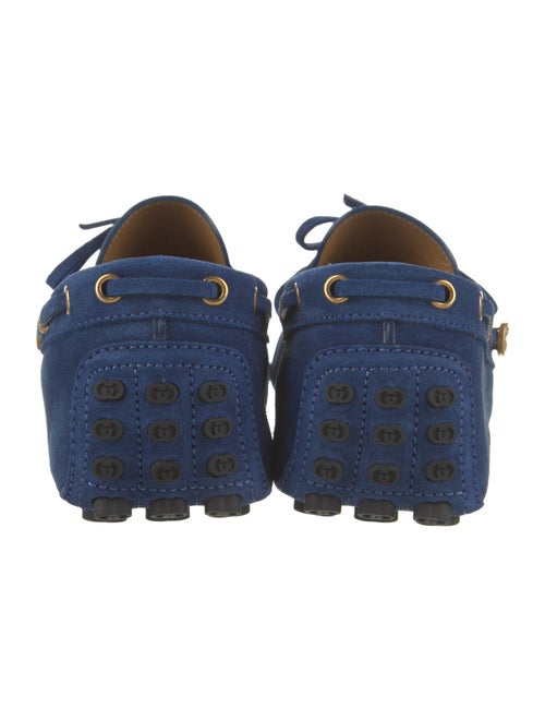 Gucci Interlocking G Logo Suede Drivers