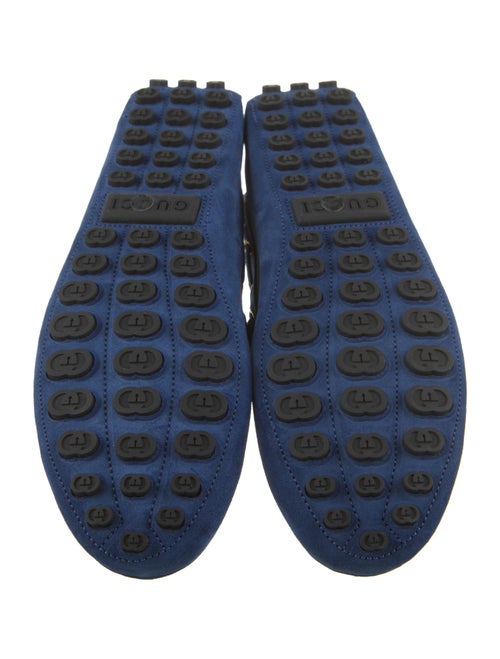 Gucci Interlocking G Logo Suede Drivers