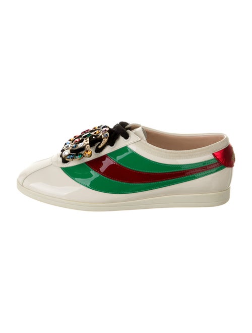 Gucci GG Crystal Patent Leather Sneakers
