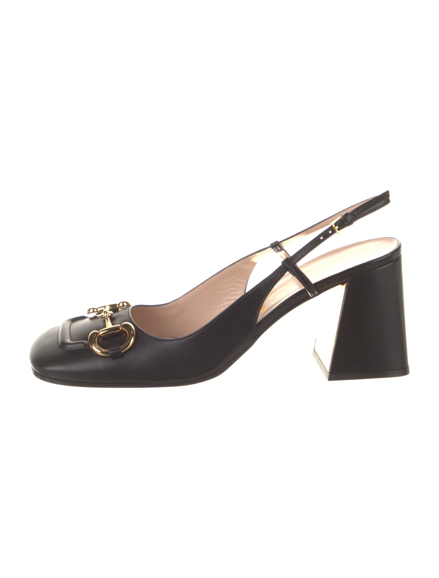 Gucci Leather Slingback Pumps