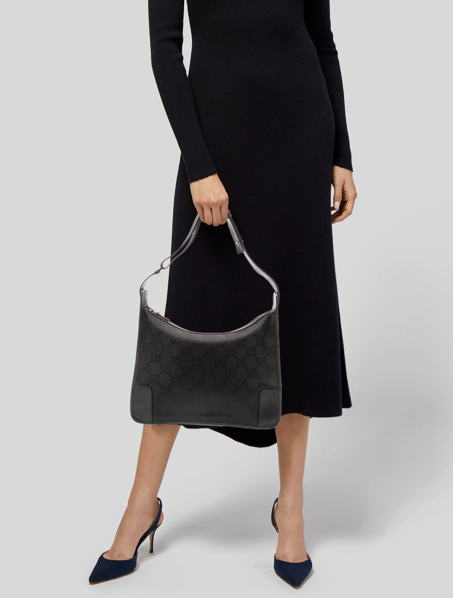 Gucci GG Nylon Shoulder Bag