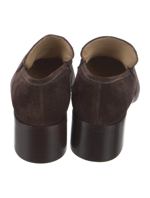 Gucci Horsebit Accent Suede Loafers